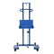 Vestil Steel Low Profile Lite Load Lift w/Winch, Swivel Casters, and Manual Floor Lock LLPW-500-4SFL - alternate 4